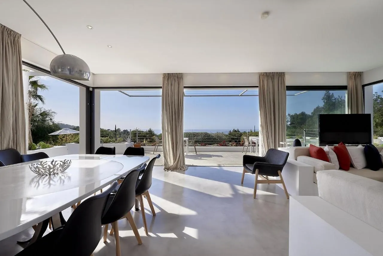 Villa Deluxe Ibizan Retreat Stunning Sea Views Can Juana 6 Bedroom A Short Drive To The Beach San Jose