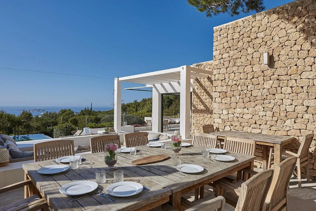 فيلة Deluxe Ibizan Retreat Stunning Sea Views Can Juana 6 Bedroom A Short Drive To The Beach San Jose